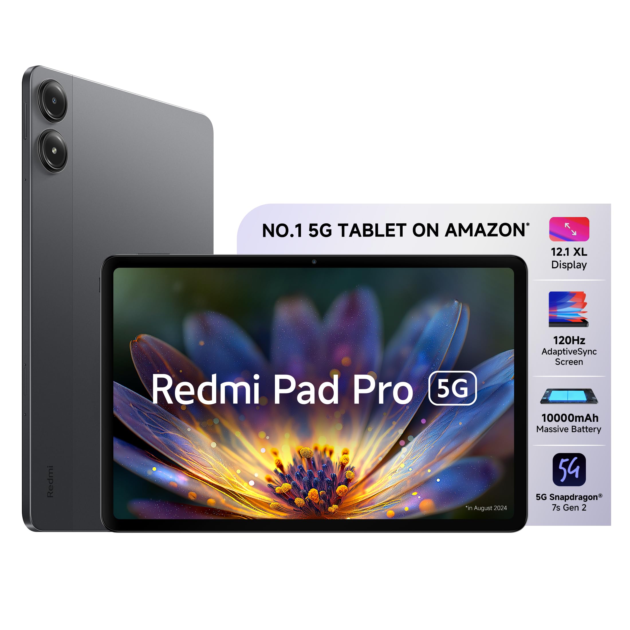 【新品開封】Xiaomi Redmi Pad Pro 128GB グレー Big C Mobiles Redmi Pad Pro 5G